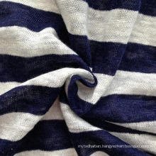 Linen Knitted Stripe Fabric (QF14-1547)